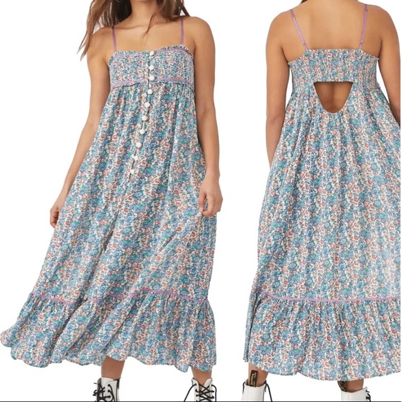 Free People Dresses & Skirts - Free People Molly Jo Midi / Blossom Combo Size XS NWT